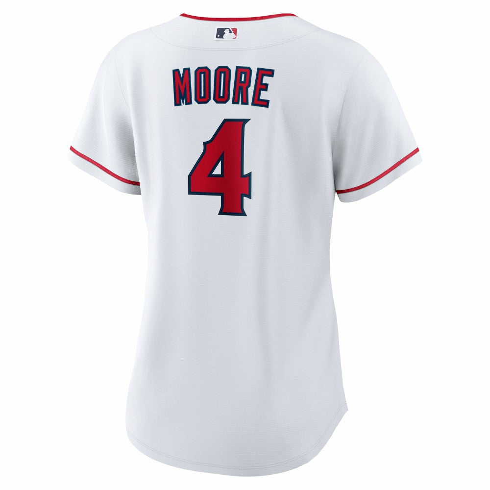 Christian Moore Los Angeles Angels Women's Home Replica Jersey White | Nike
