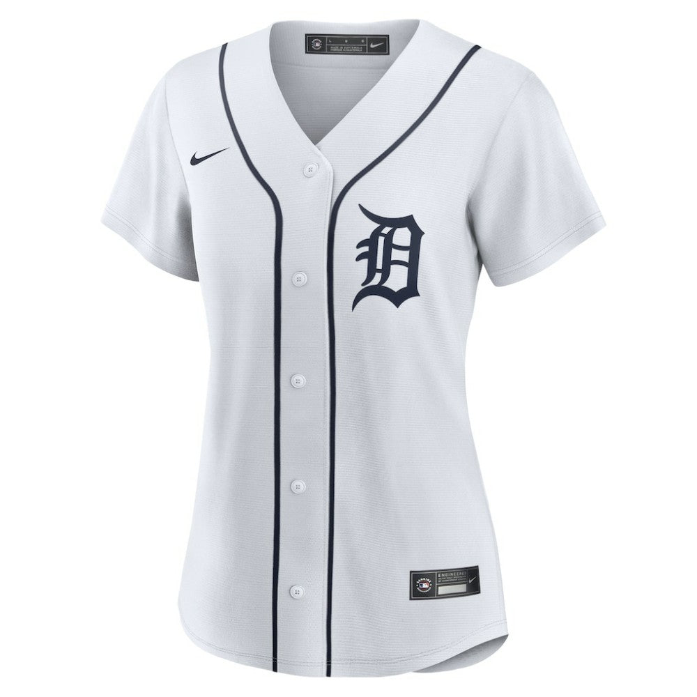 Dillon Dingler Detroit Tigers Women's Home Replica Jersey White | Nike