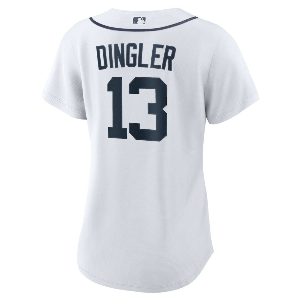 Dillon Dingler Detroit Tigers Women's Home Replica Jersey White | Nike