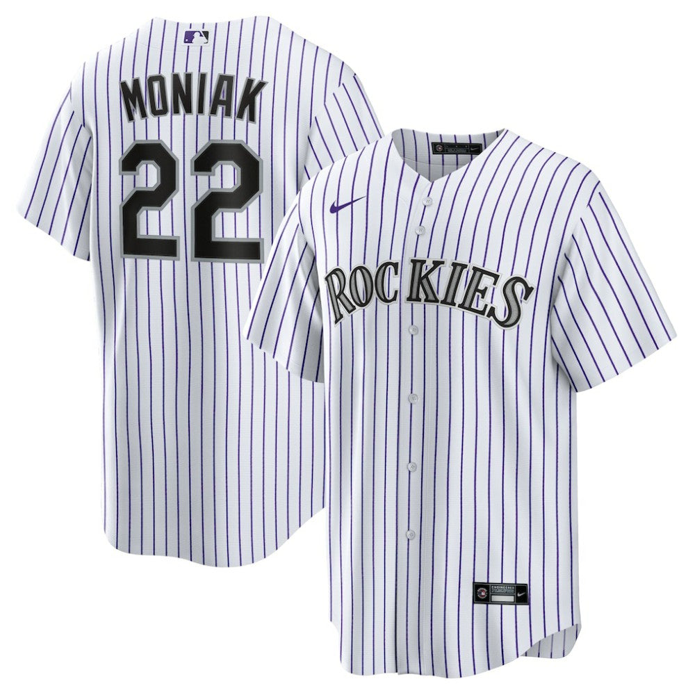 Mickey Moniak Colorado Rockies Home Replica Jersey White | Nike