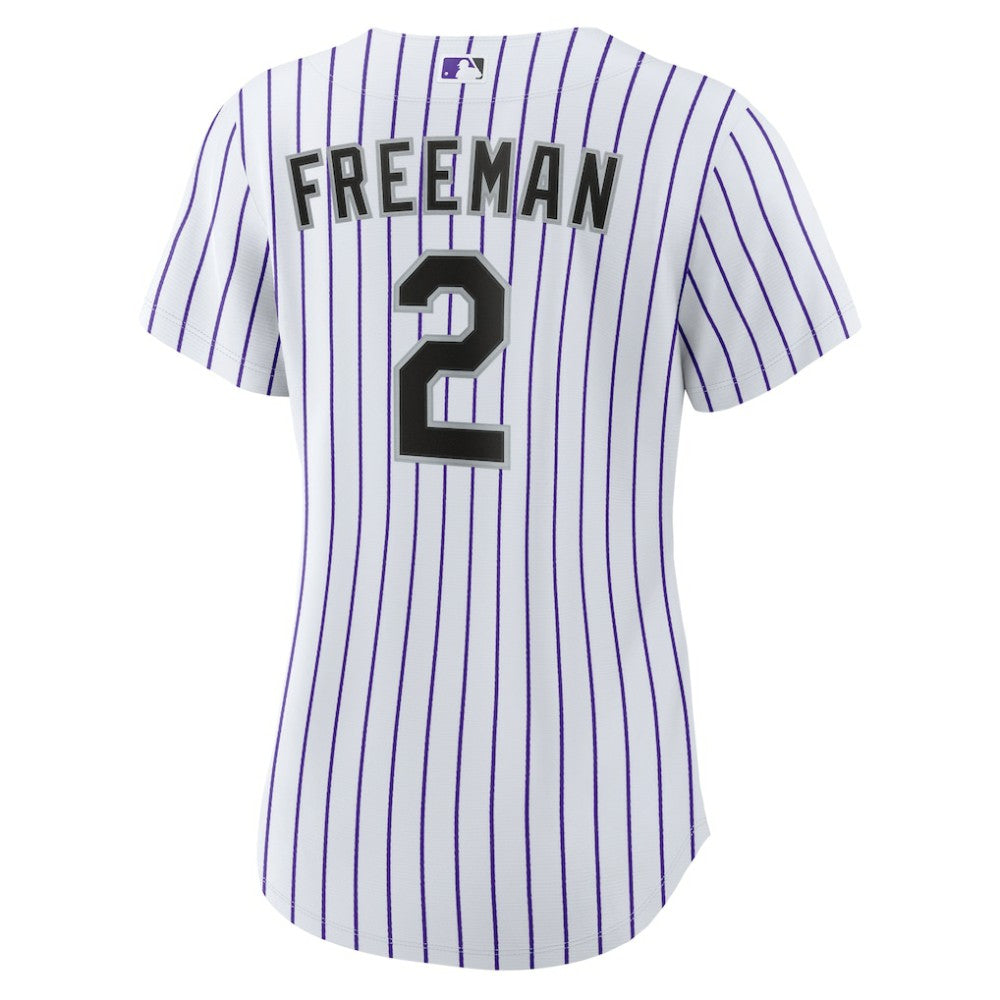 Tyler Freeman Colorado Rockies Women's Home Replica Jersey White | Nike