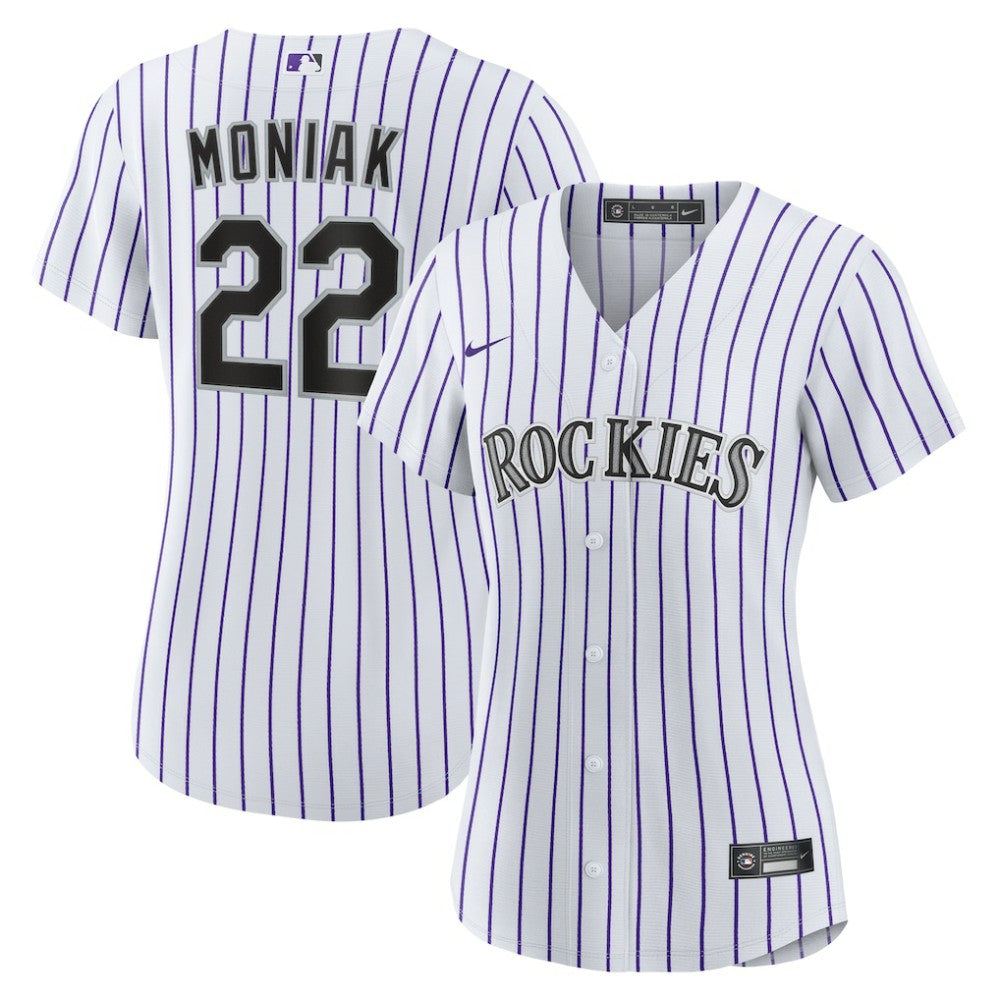 Mickey Moniak Colorado Rockies Women's Home Replica Jersey White | Nike