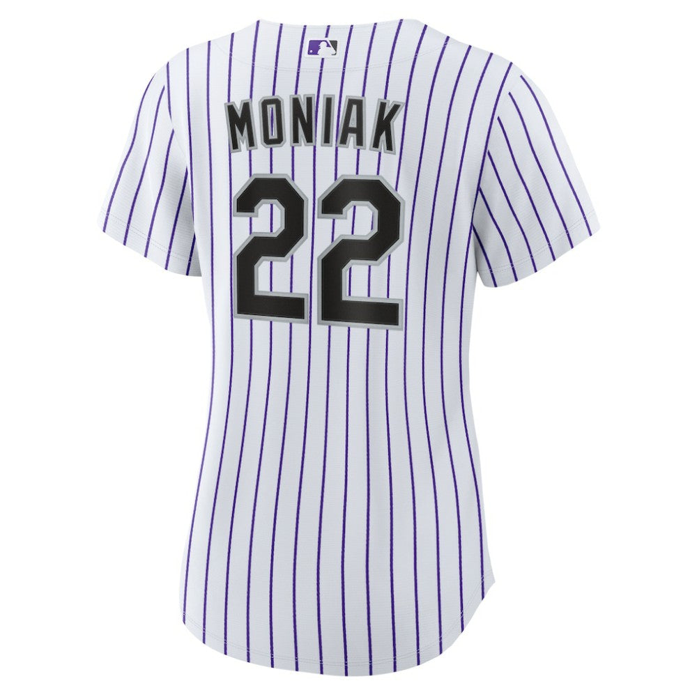 Mickey Moniak Colorado Rockies Women's Home Replica Jersey White | Nike