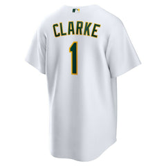 Denzel Clarke Athletics Home Replica Jersey - White