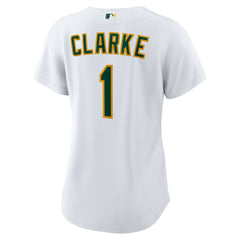 Denzel Clarke Athletics Women's Home Replica Jersey - White
