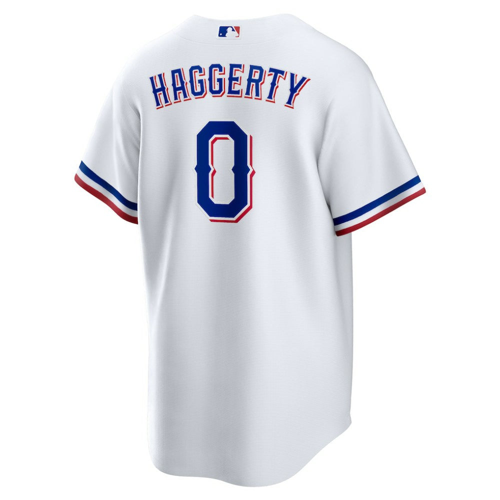 Sam Haggerty Texas Rangers Home Replica Jersey White | Nike