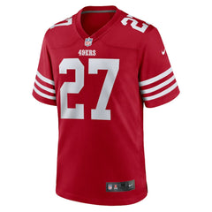 Ji'Ayir Brown San Francisco 49ers Team Game Jersey - Scarlet