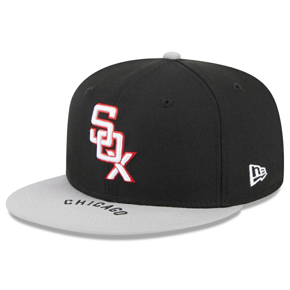 Chicago White Sox On Deck 59FIFTY Fitted Hat Black/Gray | New Era