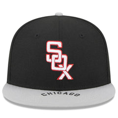 Chicago White Sox On Deck 59FIFTY Fitted Hat Black/Gray | New Era