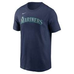 Cal Raleigh Seattle Mariners Name & Number Player Nickname T-Shirt Navy | Nike