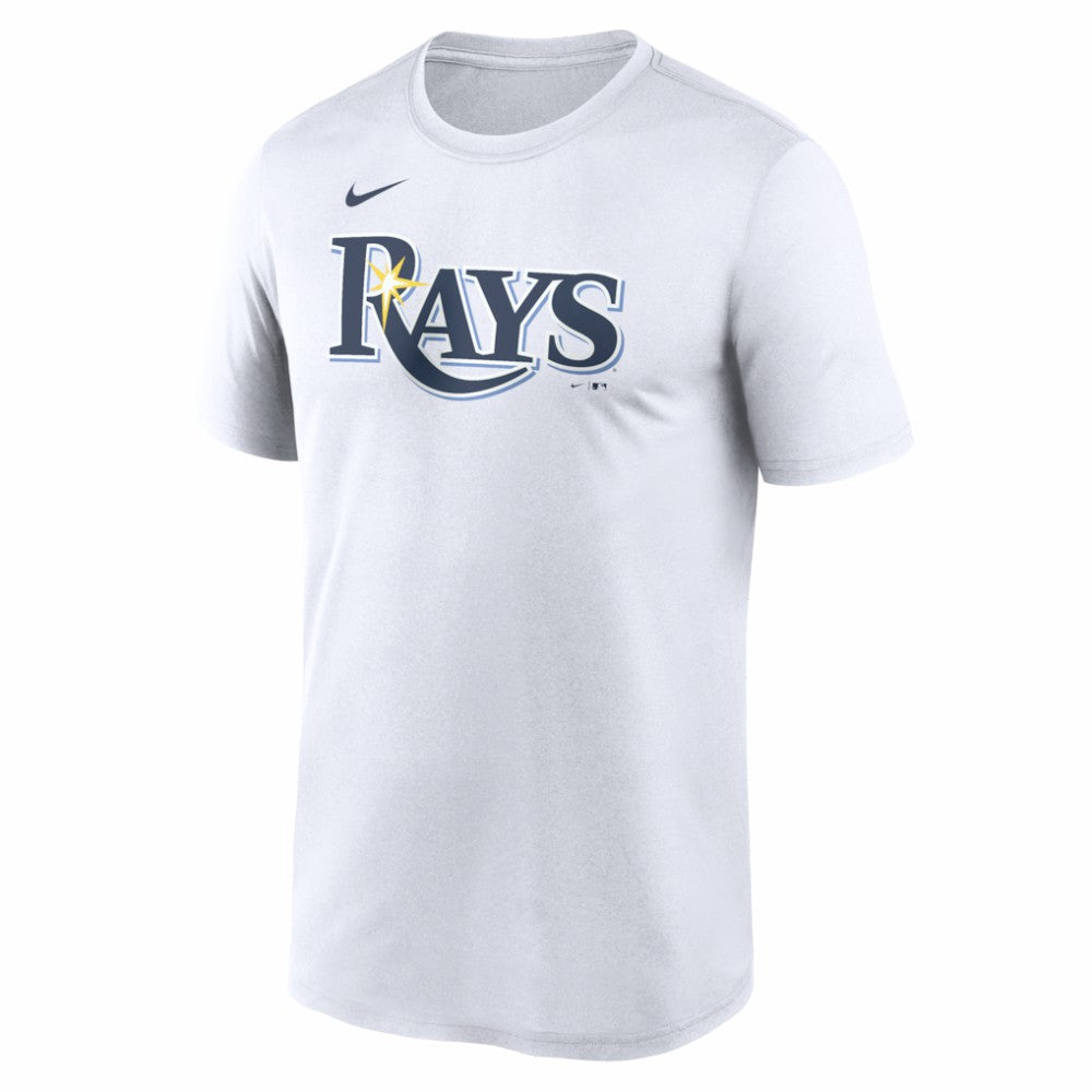 Tampa Bay Rays New Legend Wordmark Dri-FIT T-Shirt White | Nike