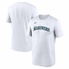 Seattle Mariners New Legend Wordmark Dri-FIT T-Shirt White | Nike