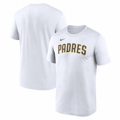 San Diego Padres New Legend Wordmark Dri-FIT T-Shirt White | Nike
