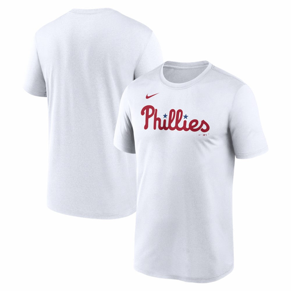 Philadelphia Phillies New Legend Wordmark Dri-FIT T-Shirt White | Nike