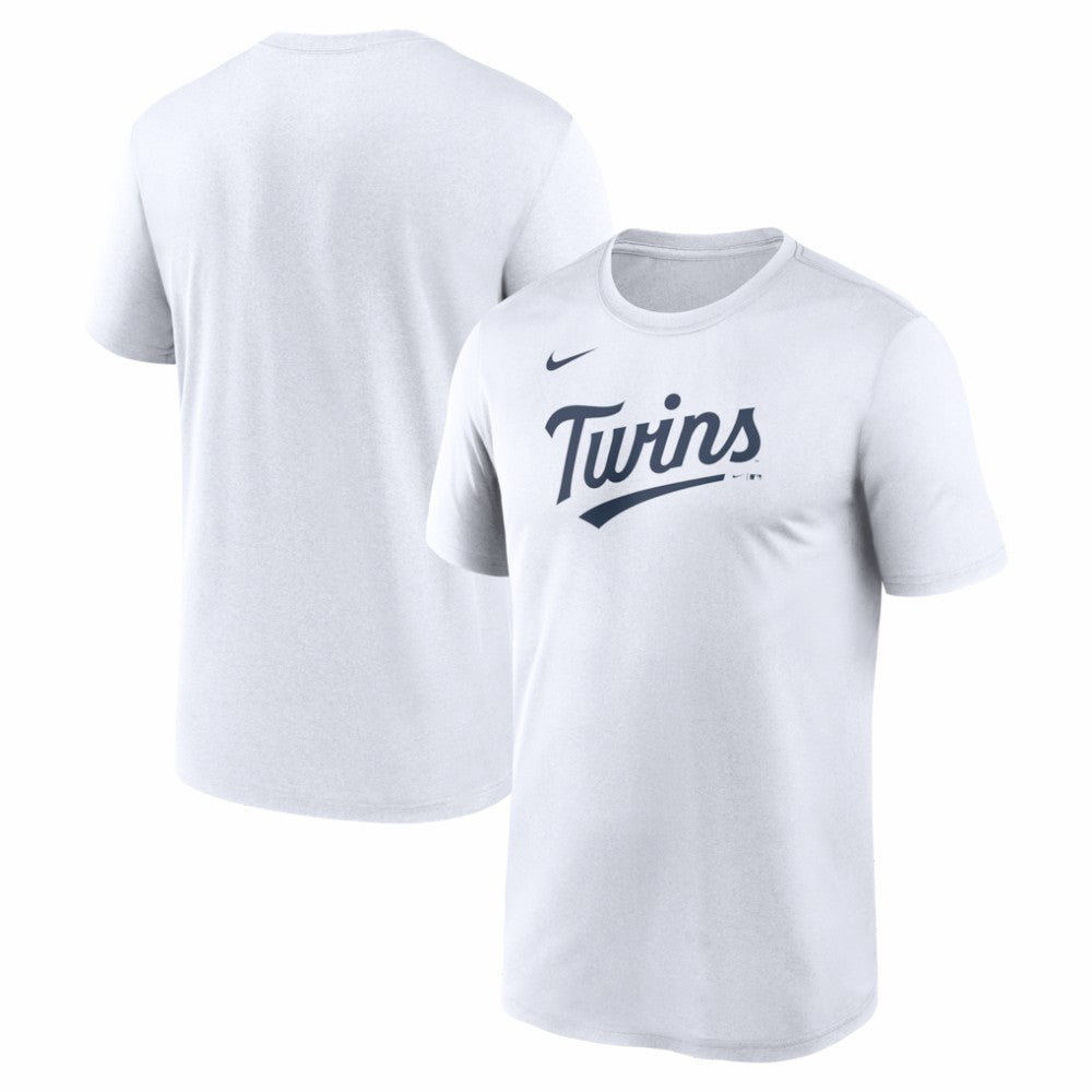 Minnesota Twins New Legend Wordmark Dri-FIT T-Shirt White | Nike