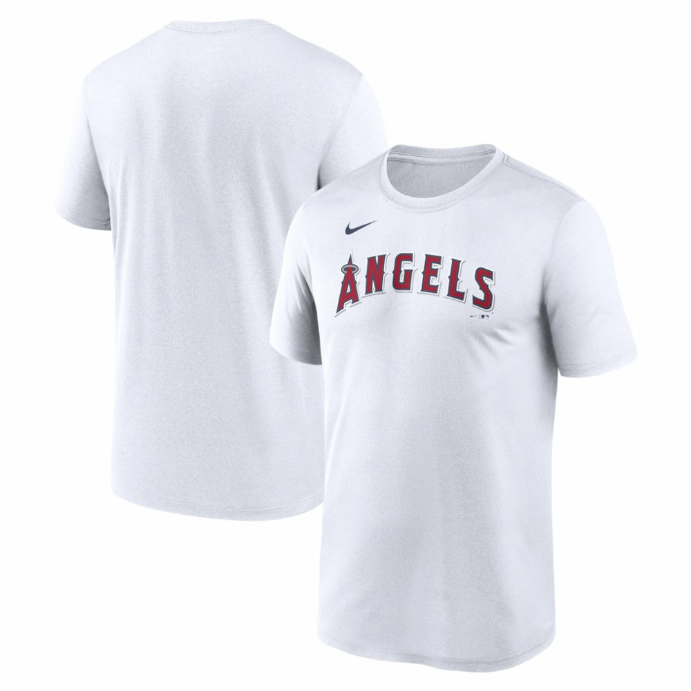 Los Angeles Angels New Legend Wordmark Dri-FIT T-Shirt White | Nike
