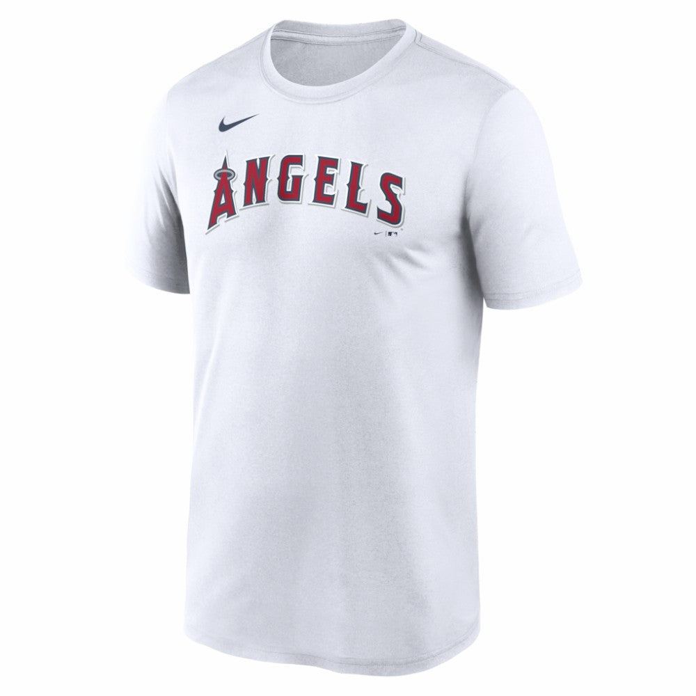 Los Angeles Angels New Legend Wordmark Dri-FIT T-Shirt White | Nike
