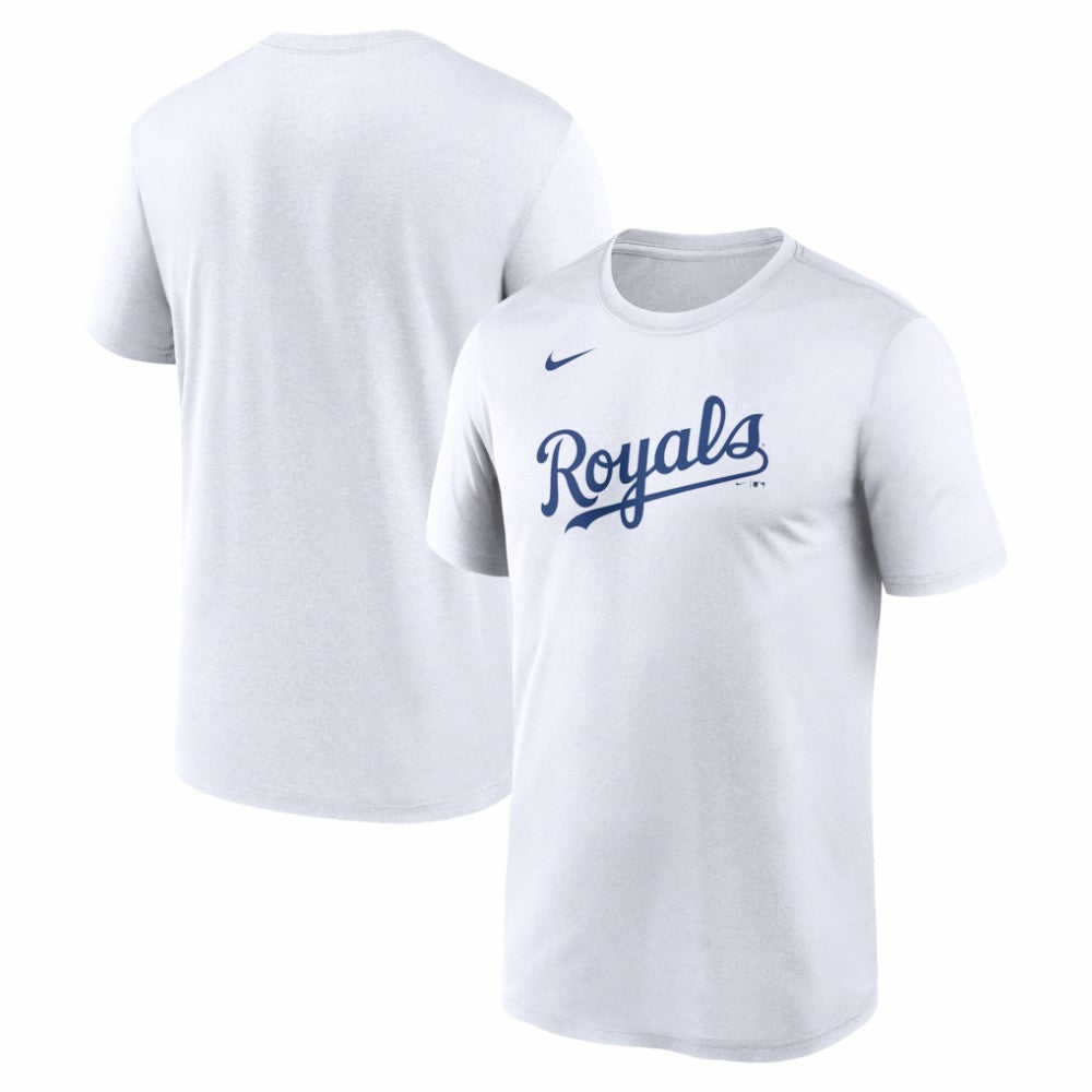 Kansas City Royals New Legend Wordmark Dri-FIT T-Shirt White | Nike