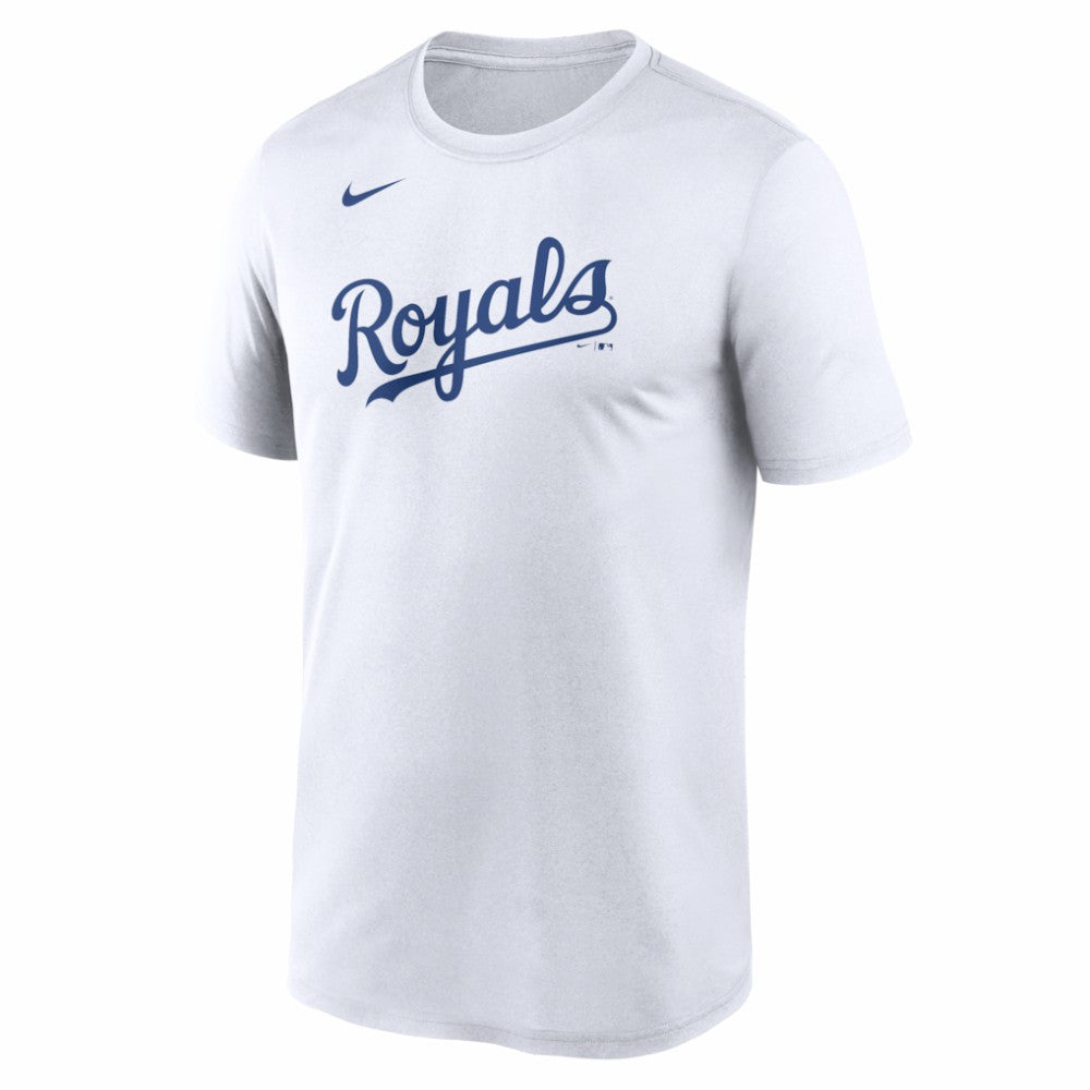 Kansas City Royals New Legend Wordmark Dri-FIT T-Shirt White | Nike
