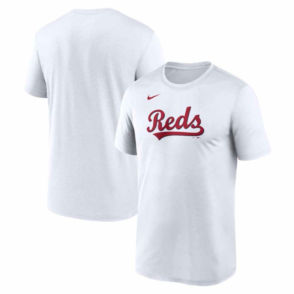 Cincinnati Reds New Legend Wordmark Dri-FIT T-Shirt White | Nike