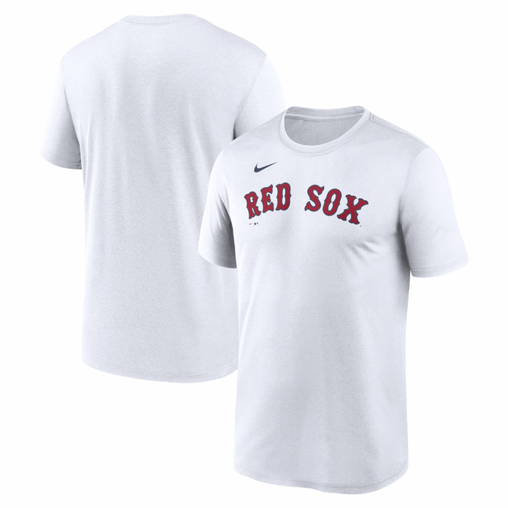 Boston Red Sox New Legend Wordmark Dri-FIT T-Shirt White | Nike