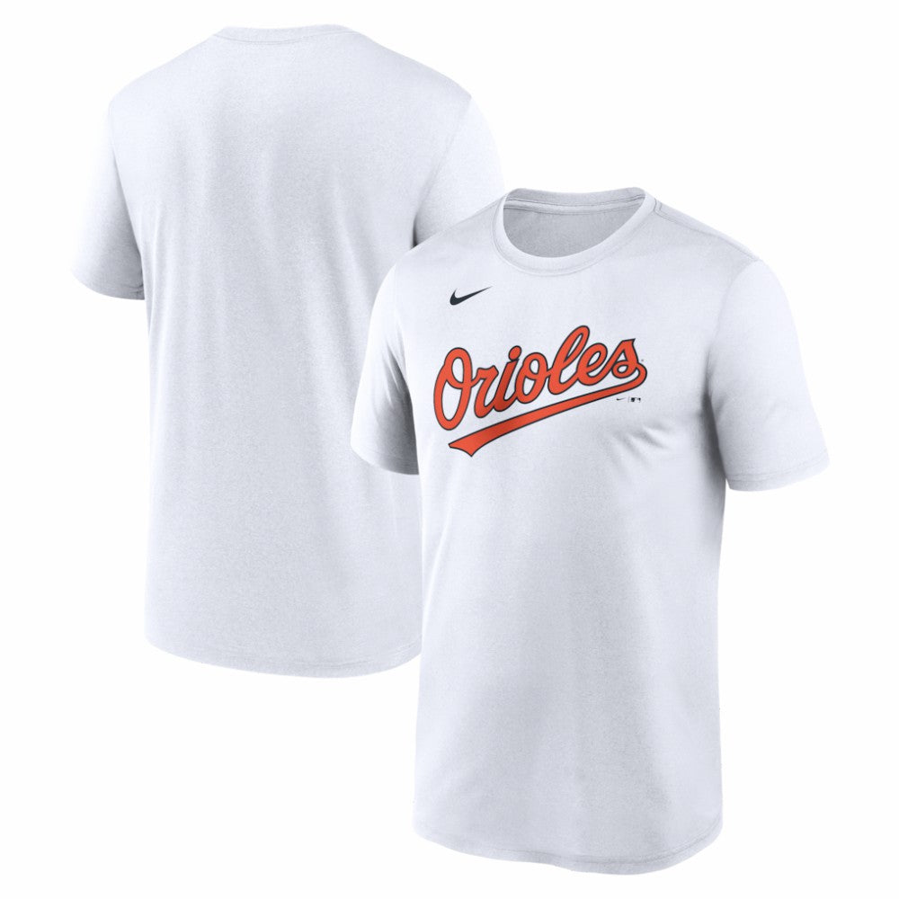 Baltimore Orioles New Legend Wordmark Dri-FIT T-Shirt White | Nike