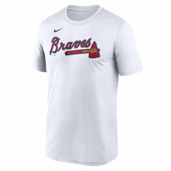 Atlanta Braves New Legend Wordmark Dri-FIT T-Shirt White | Nike
