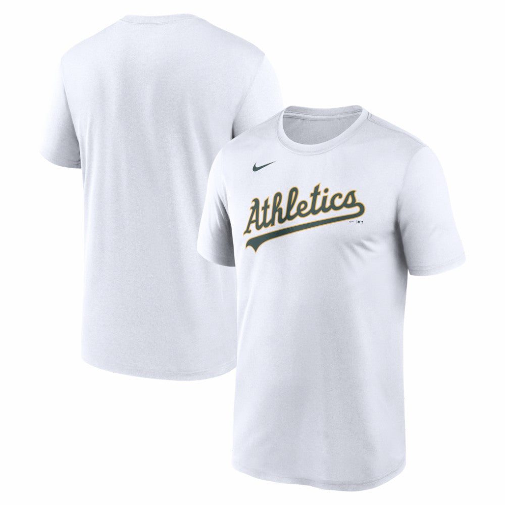 Athletics New Legend Wordmark Dri-FIT T-Shirt White | Nike