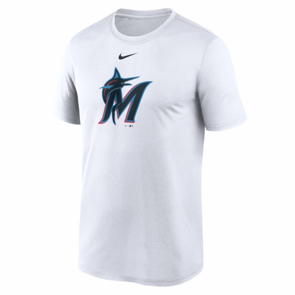 Miami Marlins New Legend Dri-FIT T-Shirt White | Nike