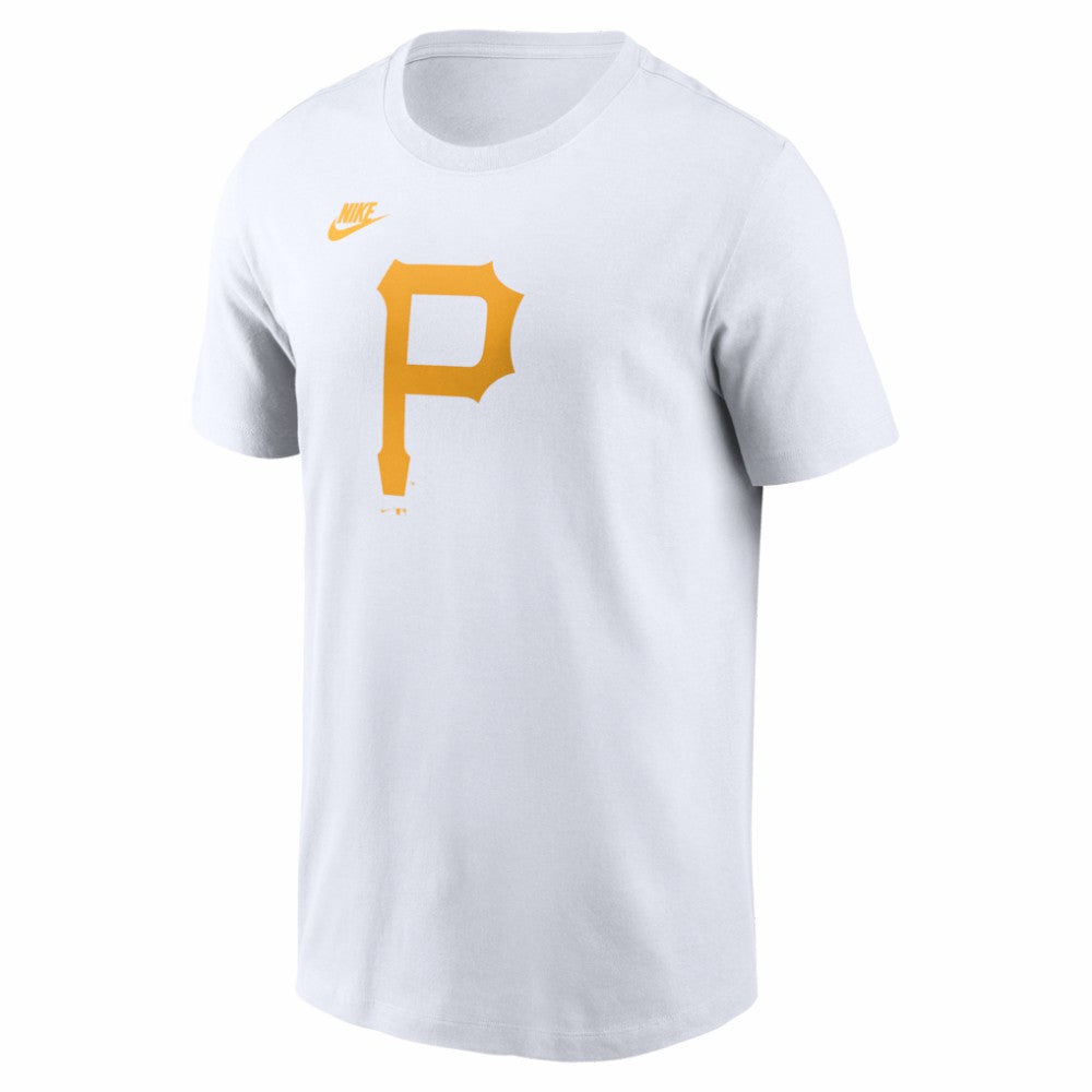 Pittsburgh Pirates Cooperstown Collection Logo T-Shirt White | Nike