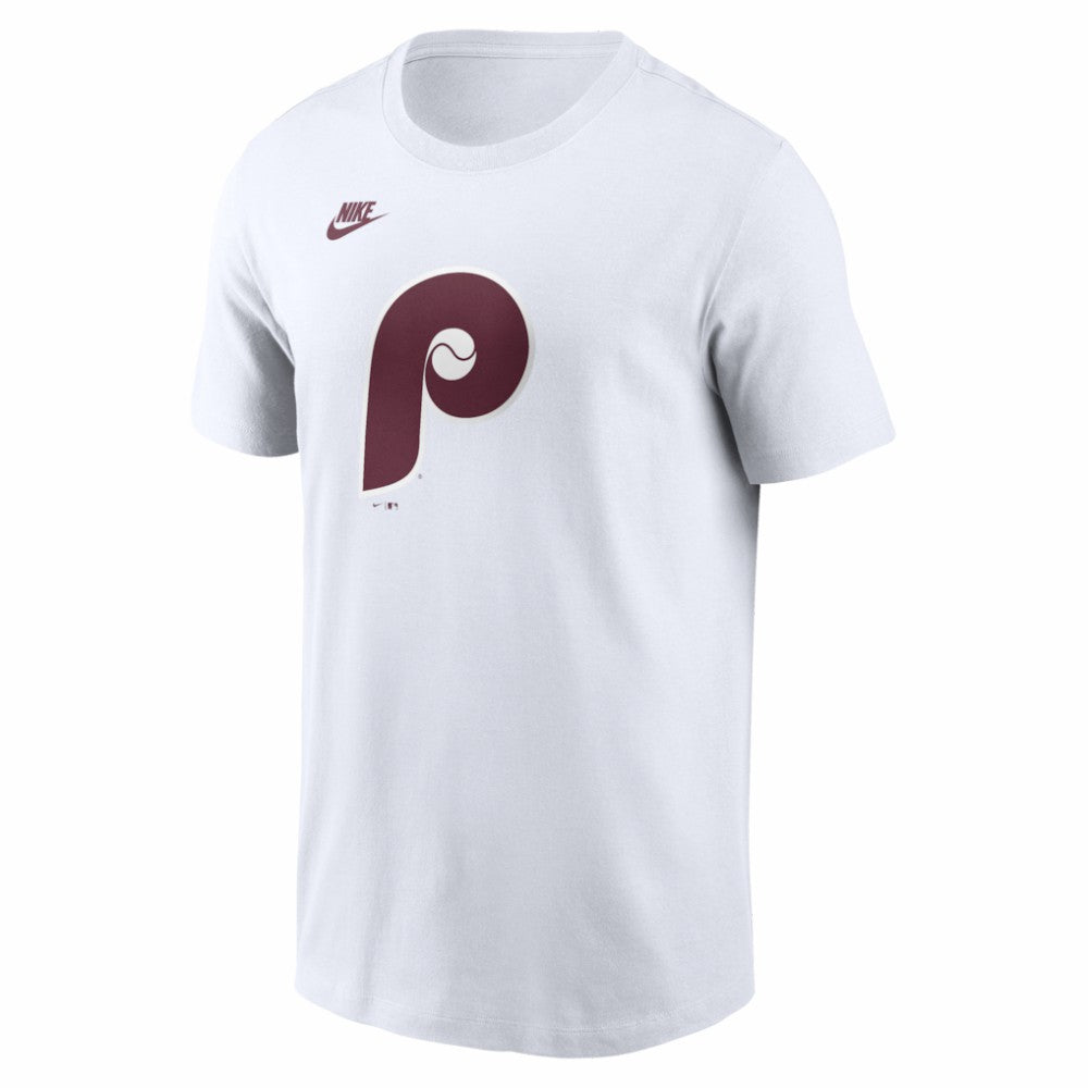 Philadelphia Phillies Cooperstown Collection Logo T-Shirt White | Nike