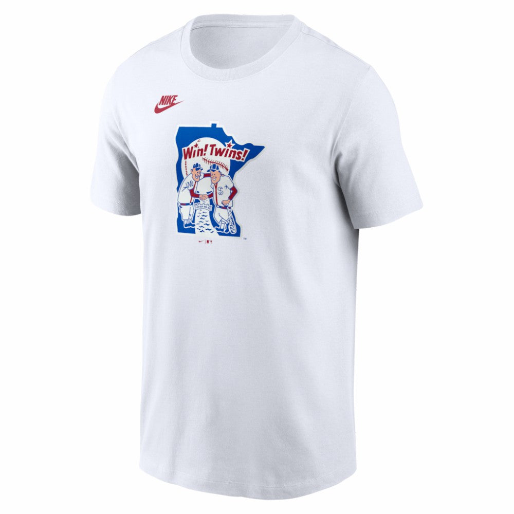 Minnesota Twins Cooperstown Collection Logo T-Shirt White | Nike
