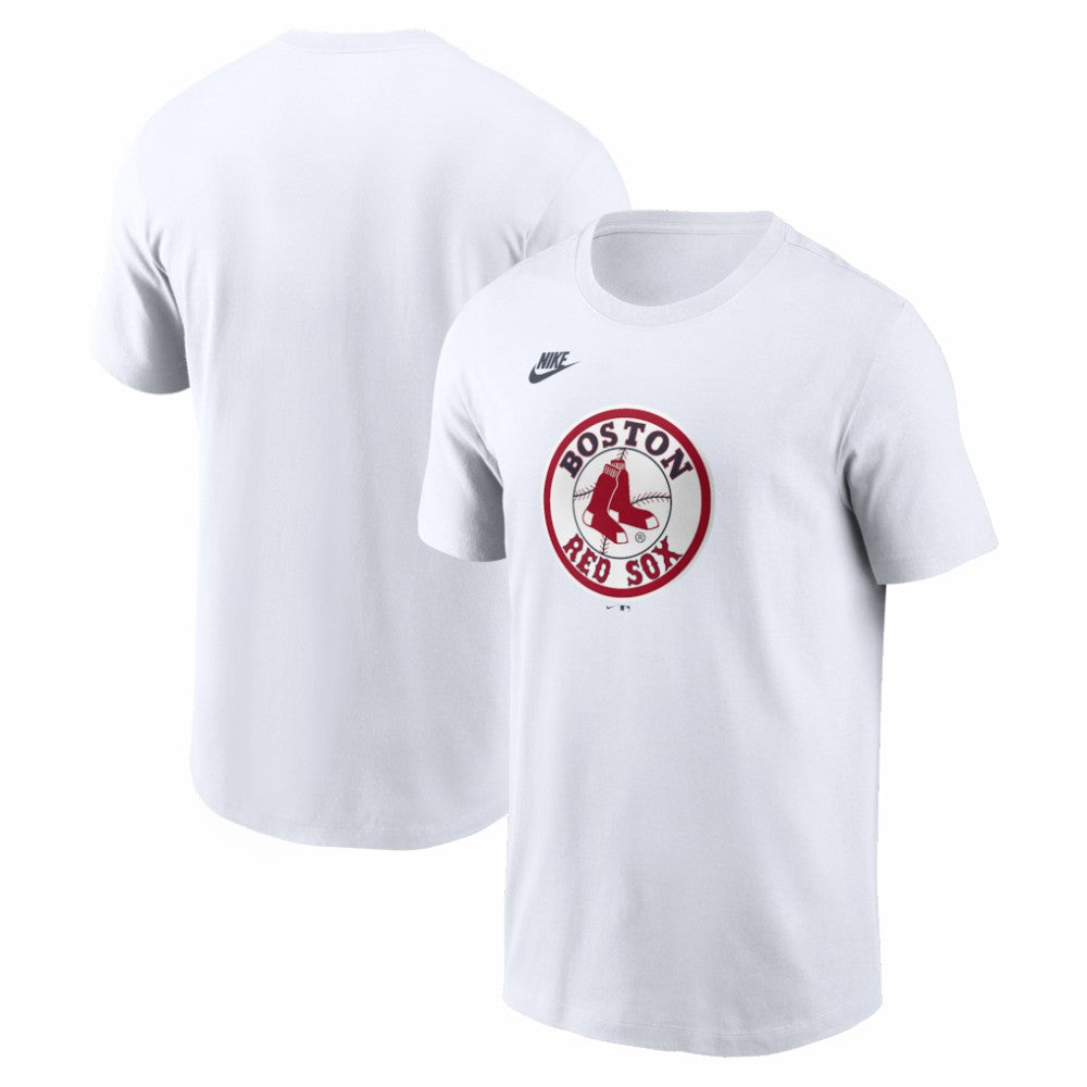 Boston Red Sox Cooperstown Collection Logo T-Shirt White | Nike