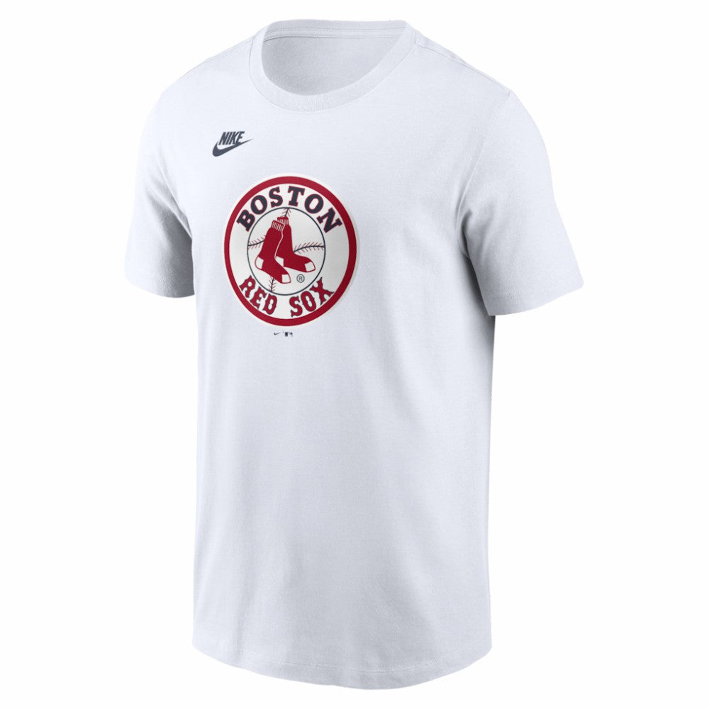 Boston Red Sox Cooperstown Collection Logo T-Shirt White | Nike
