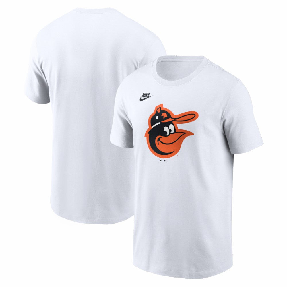 Baltimore Orioles Cooperstown Collection Logo T-Shirt White | Nike