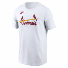 St. Louis Cardinals Cooperstown Collection Wordmark T-Shirt White | Nike