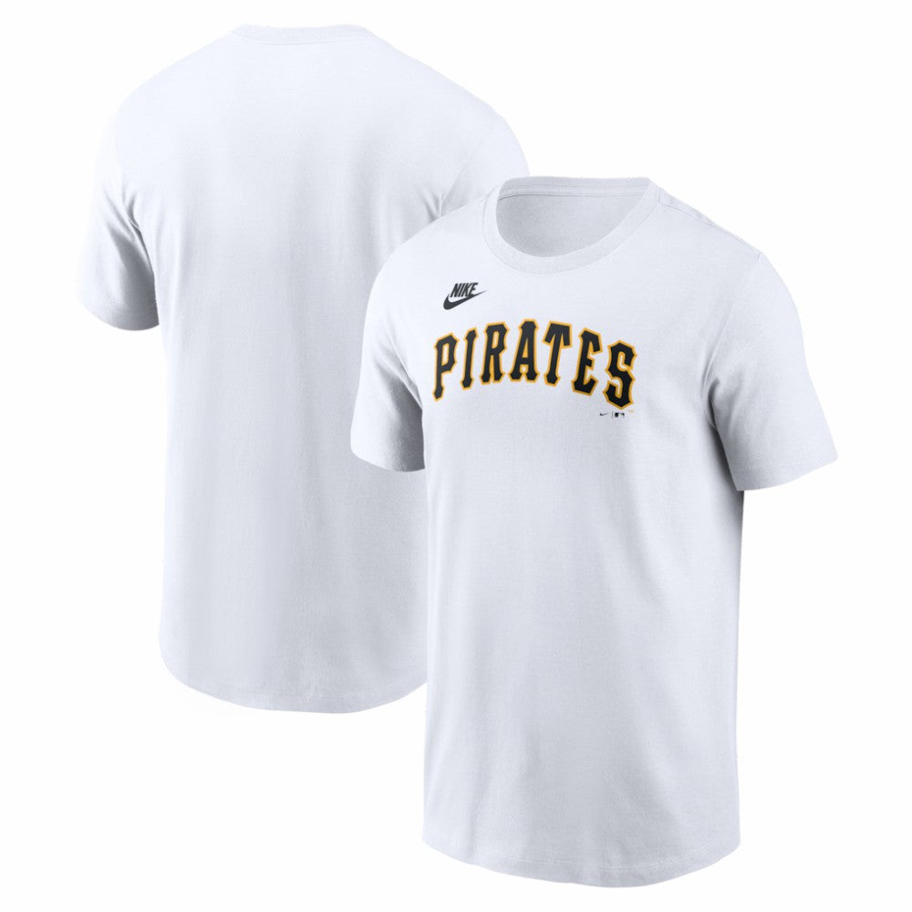Pittsburgh Pirates Cooperstown Collection Wordmark T-Shirt White | Nike