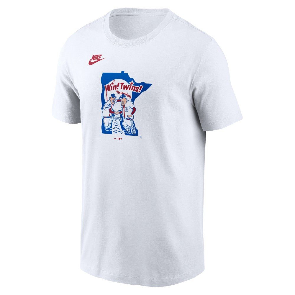 Minnesota Twins Cooperstown Collection Wordmark T-Shirt White | Nike