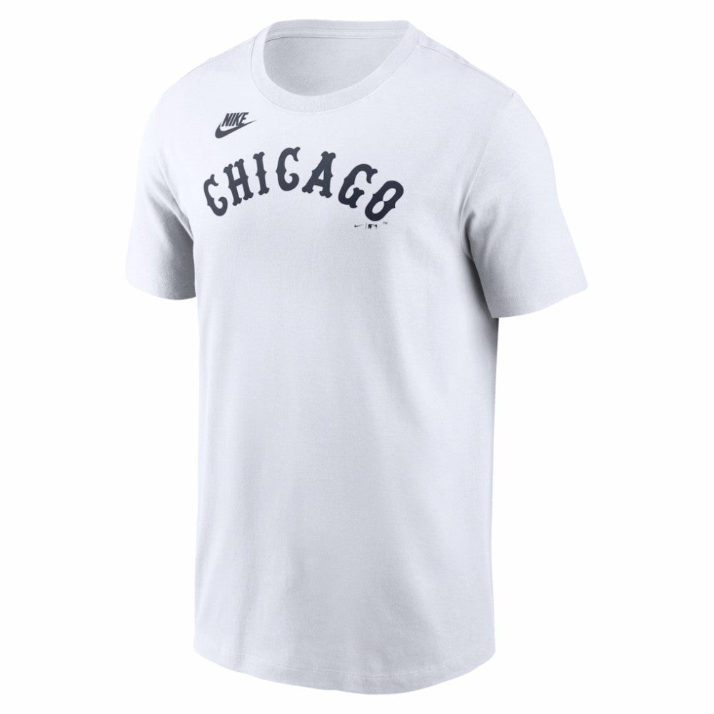 Chicago White Sox Cooperstown Collection Wordmark T-Shirt White | Nike