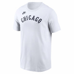 Chicago White Sox Cooperstown Collection Wordmark T-Shirt White | Nike