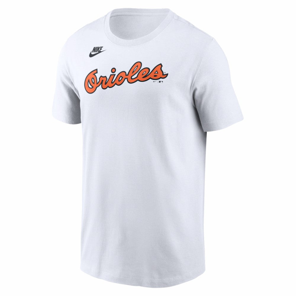 Baltimore Orioles Cooperstown Collection Wordmark T-Shirt White | Nike