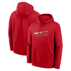 St. Louis Cardinals Dri-Fit Club Hoodie Red | Nike