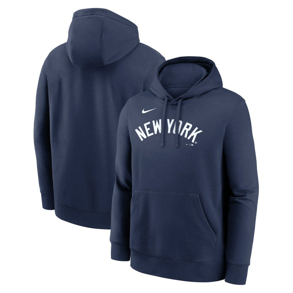 New York Yankees Dri-Fit Club Hoodie Navy | Nike