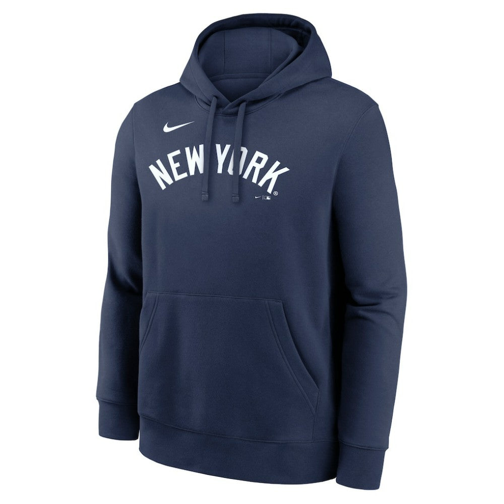 New York Yankees Dri-Fit Club Hoodie Navy | Nike