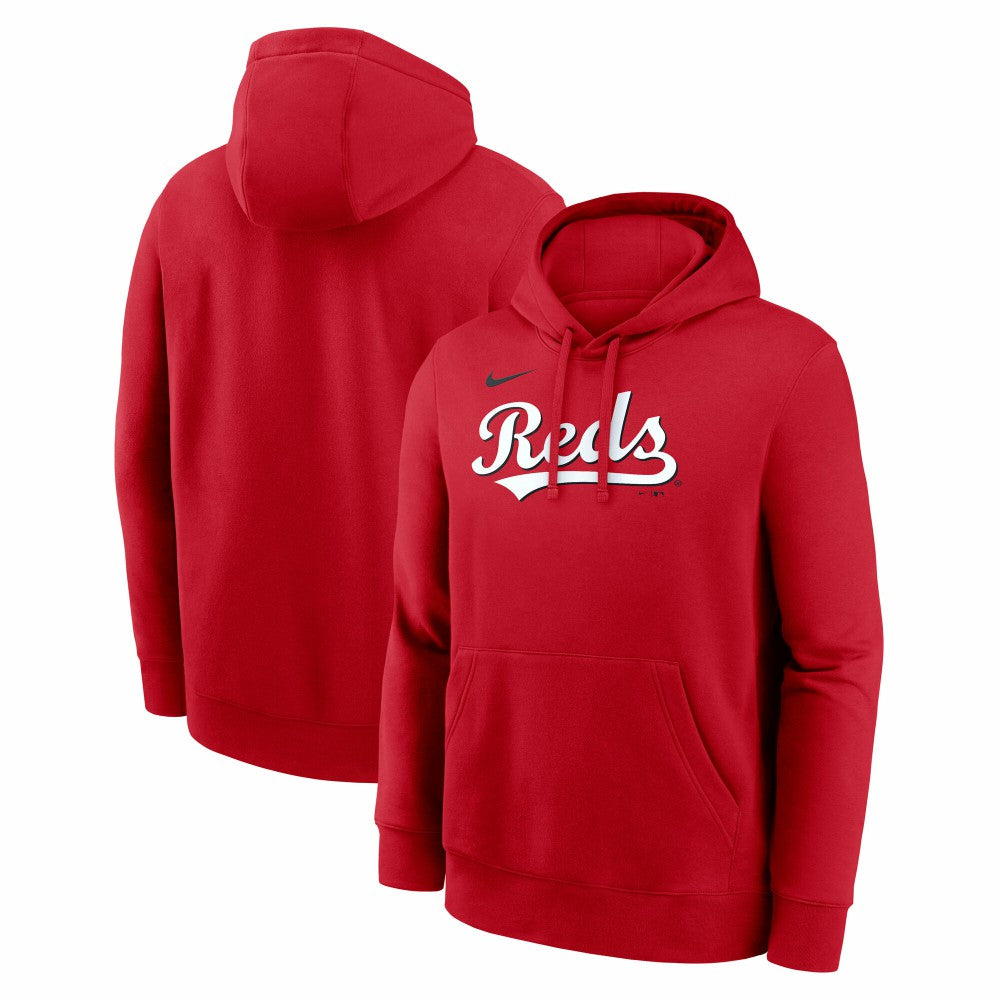 Cincinnati Reds Dri-Fit Club Hoodie Red | Nike