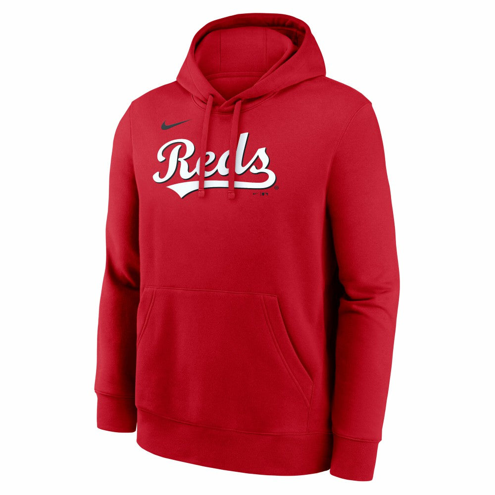 Cincinnati Reds Dri-Fit Club Hoodie Red | Nike