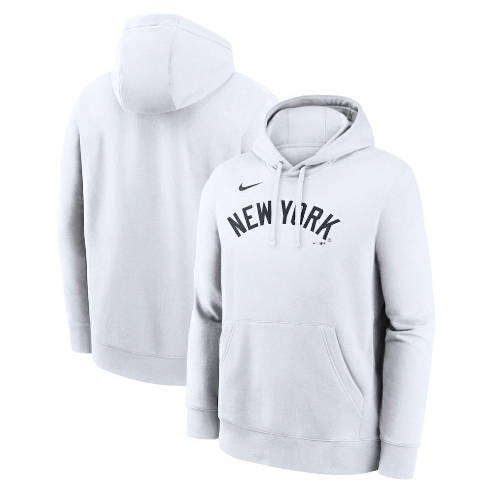 New York Yankees Dri-Fit Club Hoodie White | Nike
