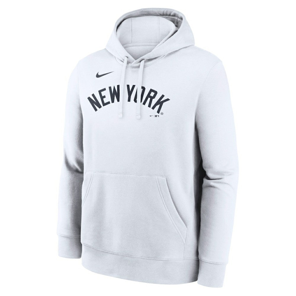 New York Yankees Dri-Fit Club Hoodie White | Nike