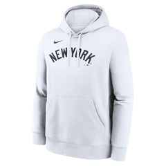 New York Yankees Dri-Fit Club Hoodie White | Nike