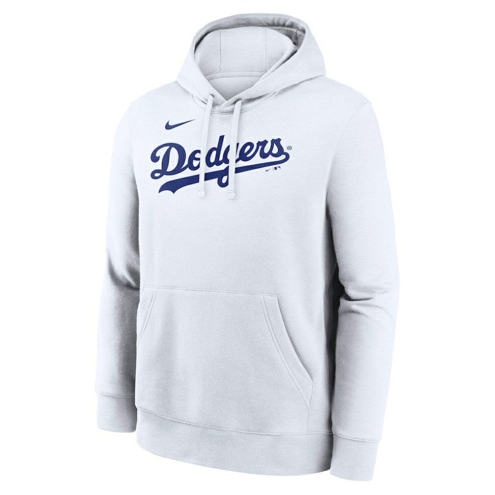 Los Angeles Dodgers Dri-Fit Club Hoodie White | Nike
